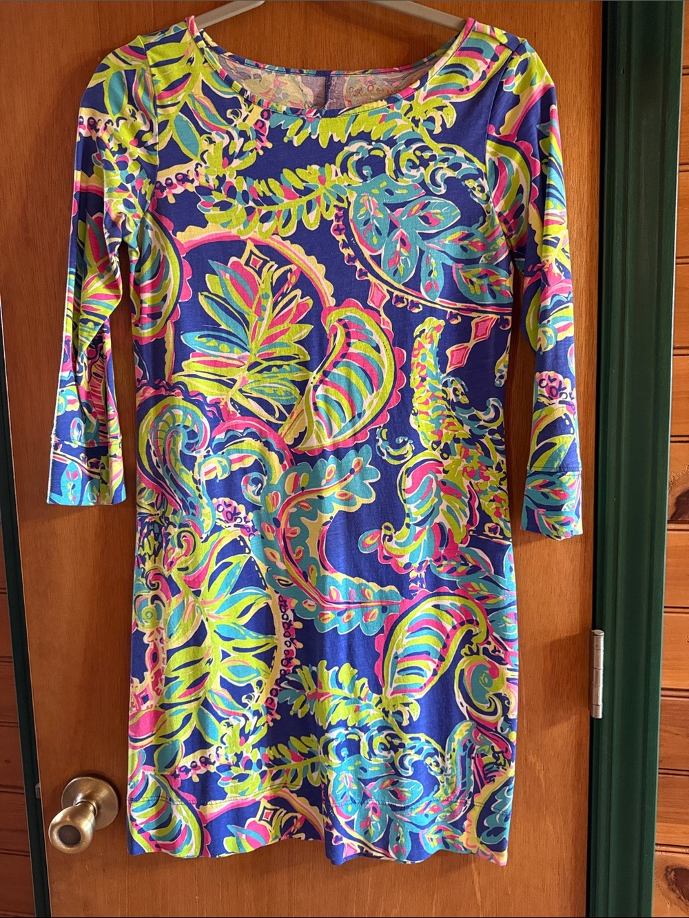 Lilly Pulitzer Vibrant Navy Floral-Print Shift Dress - Women
